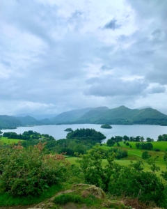 Derwentwater and Cat Bells behind.